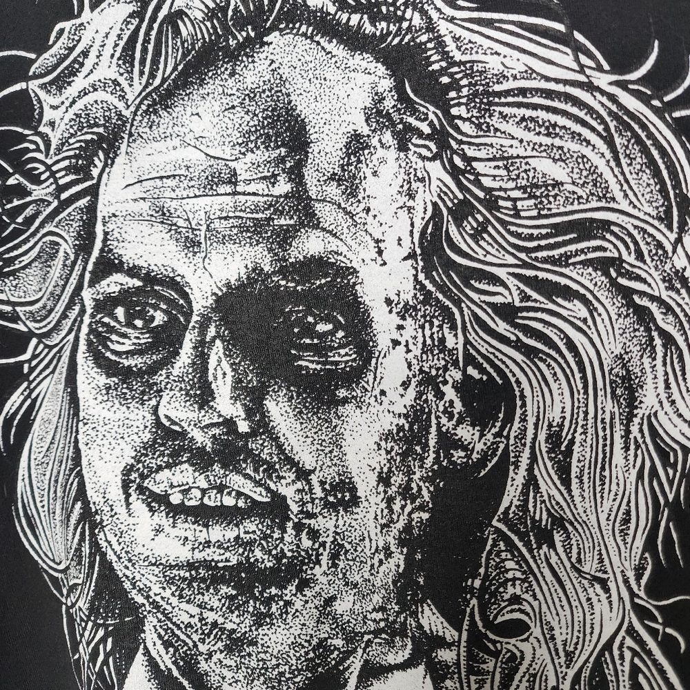 BeetleJuice black purple mens cut tshirt Medium - Picture 3 of 7